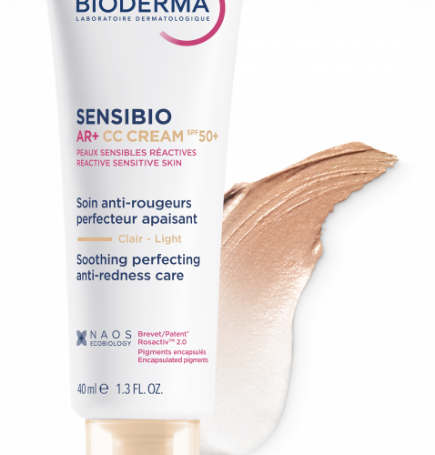 BIODERMA Sensibio AR+ CC Cream SPF50+ 40 ml - Ochronny krem kojący redukujący zaczerwienienia 40 ml